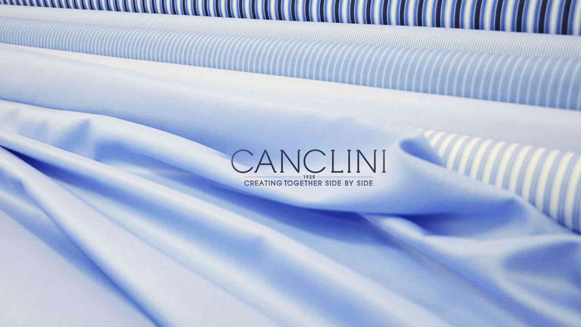 Canclini淺藍色系襯衫布料