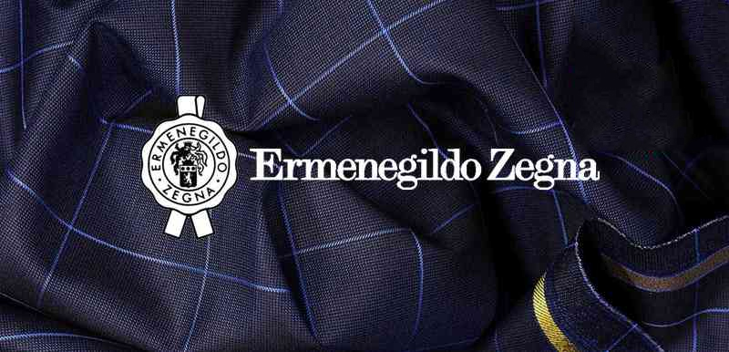 Zegna標誌及面料
