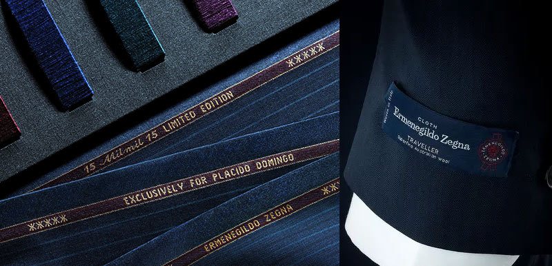 Ermenegildo Zegna 布料本及布標