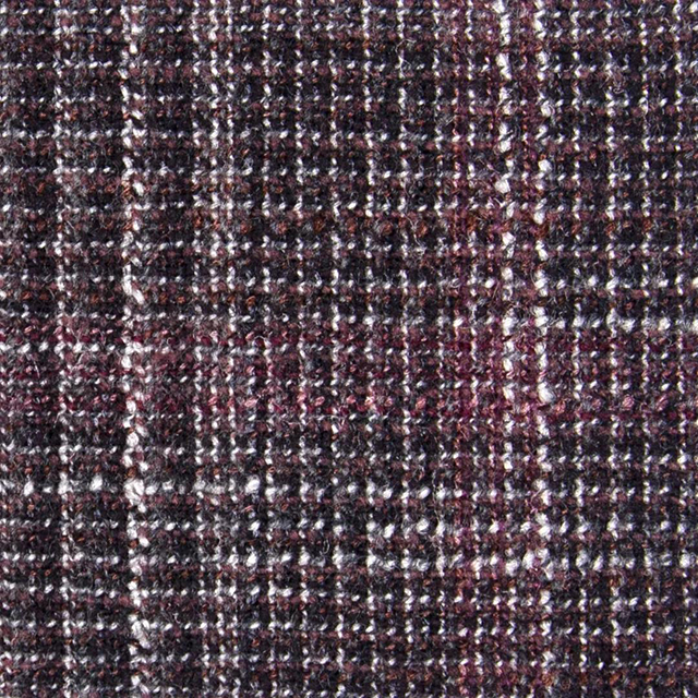 Zegna HERITAGE系列布料-紫色格紋