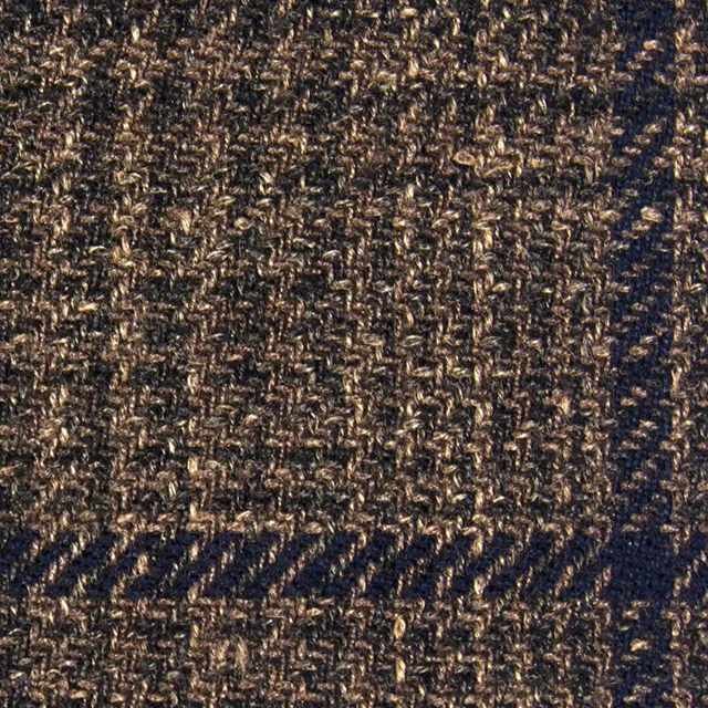 Zegna HERITAGE系列布料-淺棕色格紋