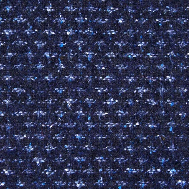 TESSITURA DI NOVARA系列西裝面料-藍色絲綢