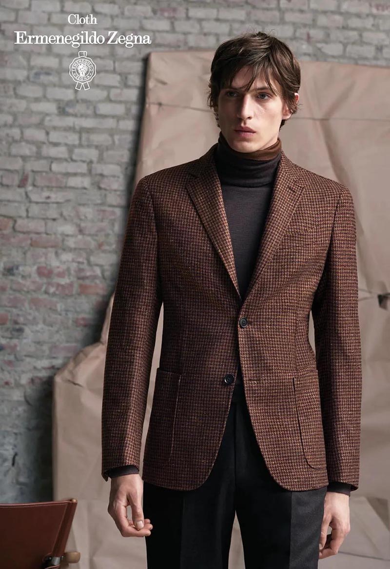 14 MILMIL 14系列西裝面料-紅棕色