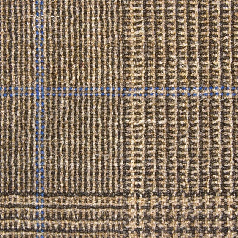 BIELMONTE系列米色細格紋西裝面料