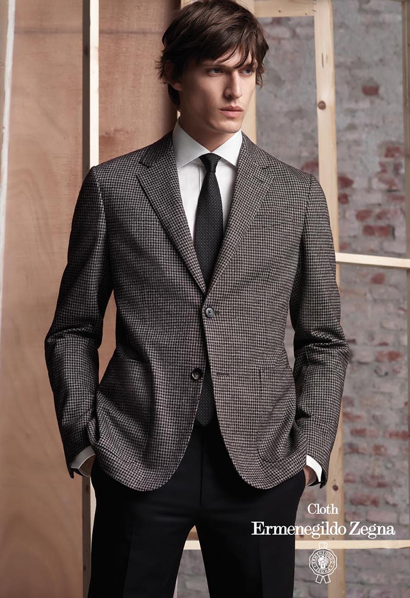 JERSEY系列灰色西裝外套