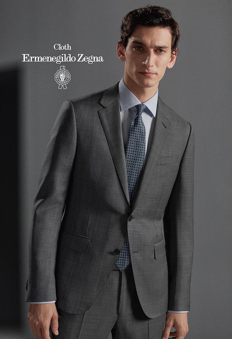 TRAVELLER μCRONSPHERE系列鐵灰色西裝