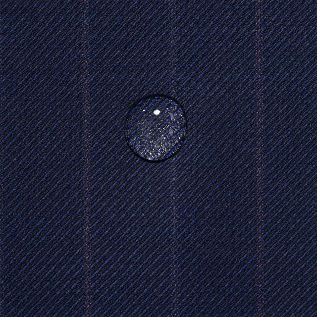 TRAVELLER μCRONSPHERE藍水條紋防水西裝面料