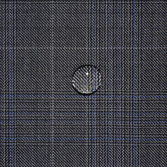 TRAVELLER μCRONSPHERE灰色格紋防水西裝面料