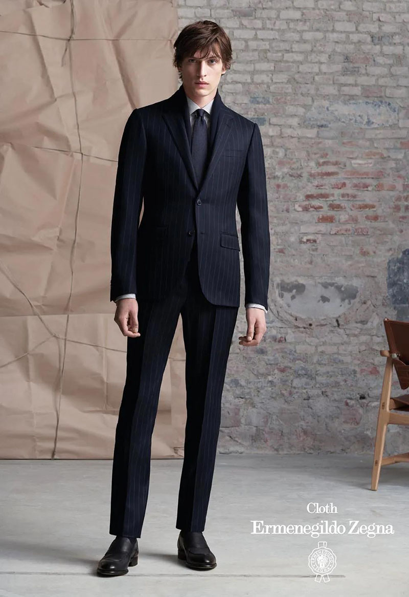 Zegna LOOP系列黑色西裝