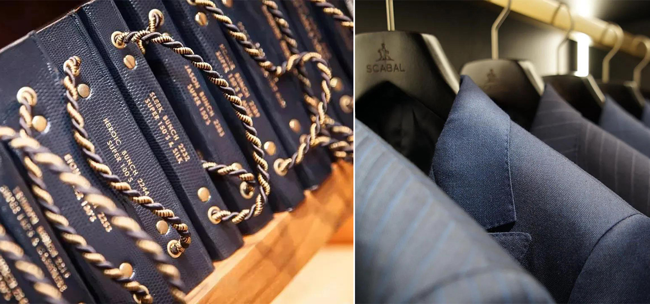 SCABAL布料本與西裝