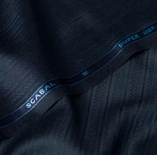 SCABAL-Galaxy系列藏青色布料