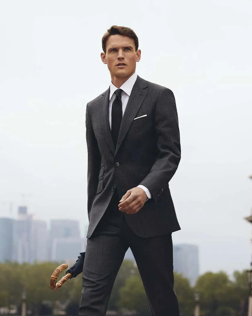 SCABAL-Eton系列灰色西服