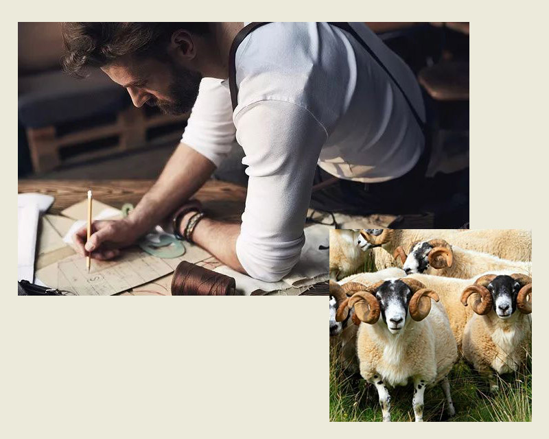 Marzoni本身就是專做精紡毛面料