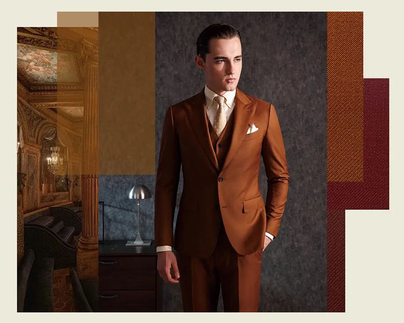 MARZONI咖啡色西裝