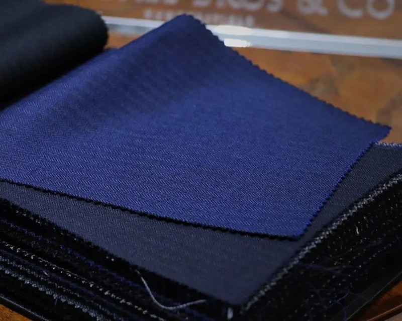 English Classics藍色面料布卡