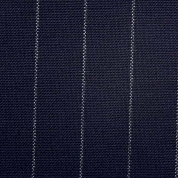 道格代爾深藍色直紋西裝面料