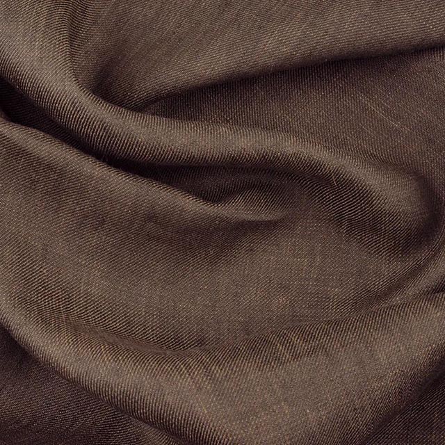 MARZONI咖啡夏季亞麻西裝面料