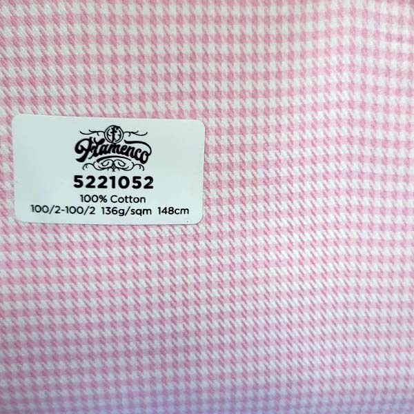 FLAMENCO千鳥格襯衫面料