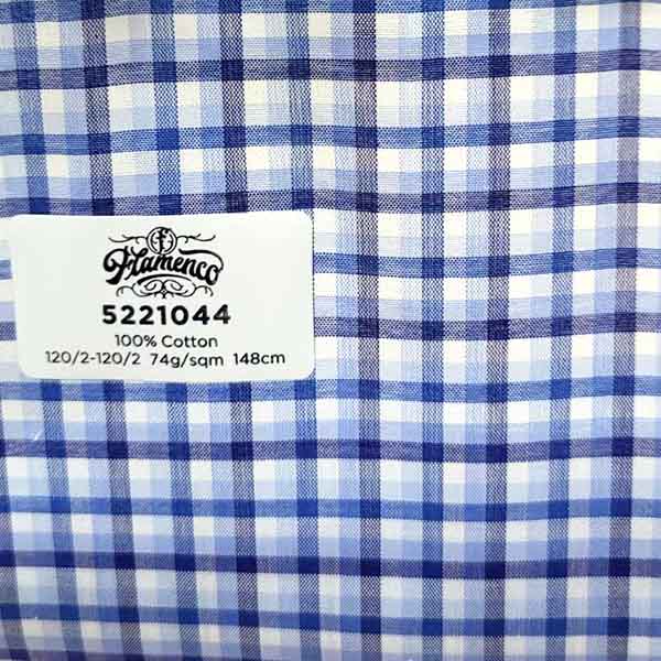 FLAMENCO小格紋襯衫面料