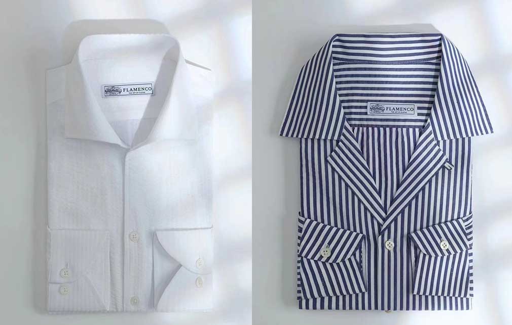 FLAMENCO泡泡紗襯衫面料