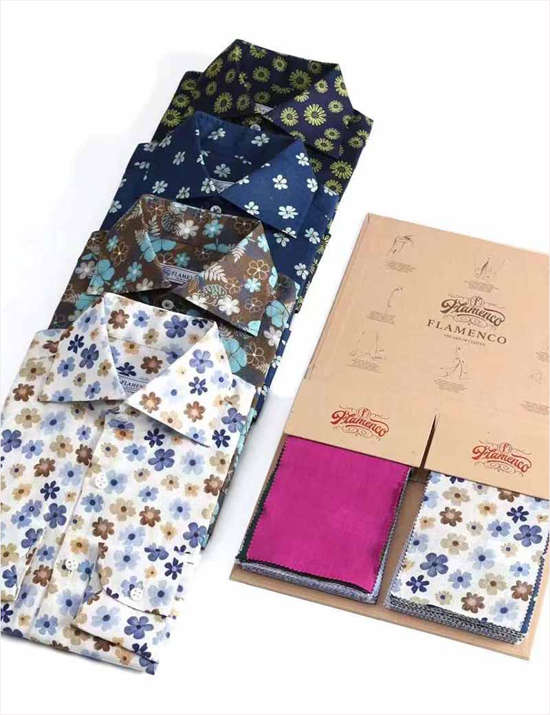 FLAMENCO純棉印花襯衫