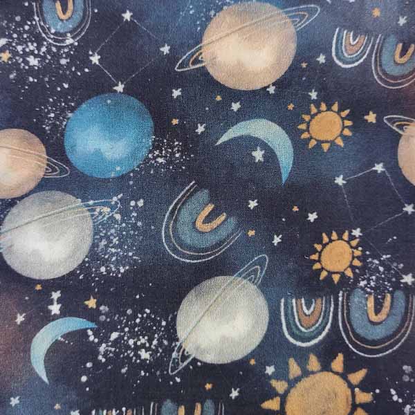 FLAMENCO純棉宇宙印花襯衫面料