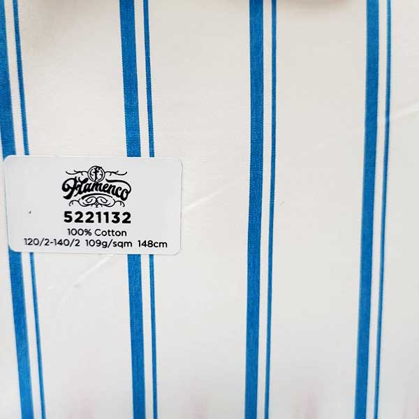 FLAMENCO寬條紋襯衫面料