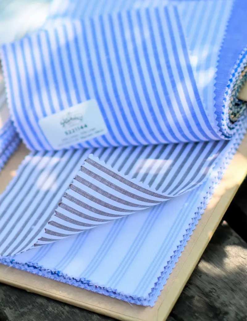 FLAMENCO棉加上亞麻的襯衫面料