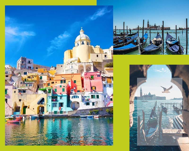 義大利南部那不勒斯風景