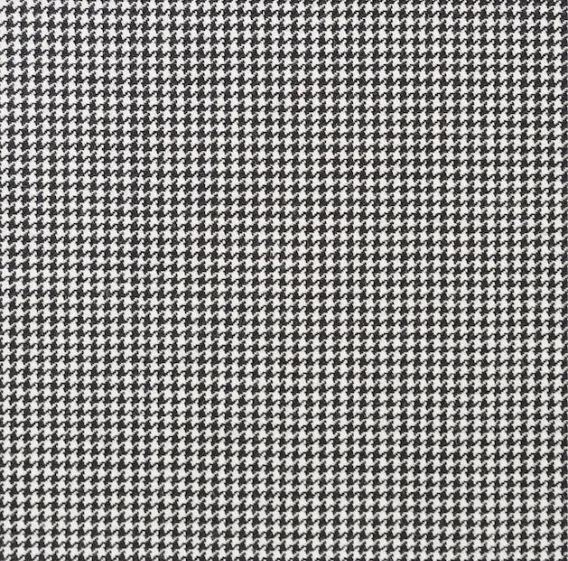 DRAGO Vantage Super 130's 白色千鳥紋面料