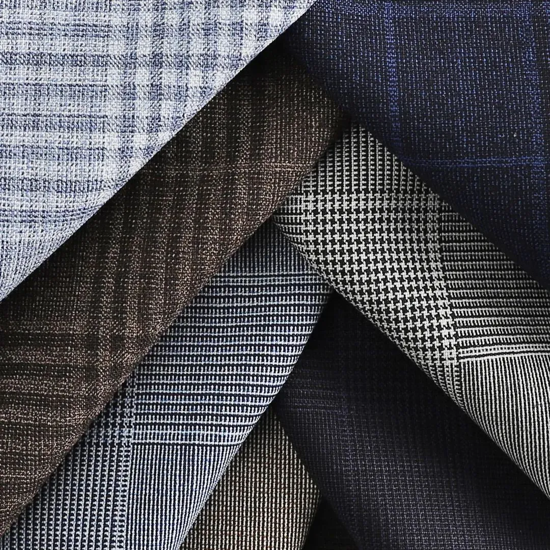 DRAGO BlueFeel Super 140's 各色格紋面料