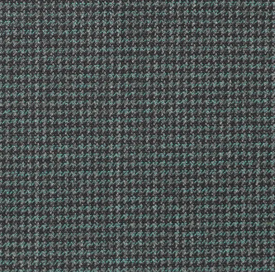 Cortina Super 130's灰色細格紋面料