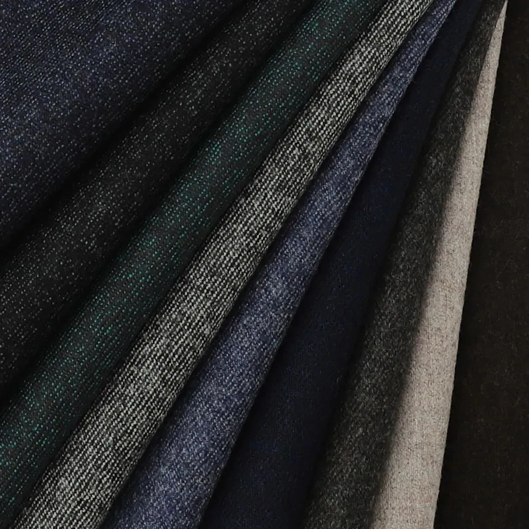 Rugby Flannels Super 130's淺色深色面料交雜