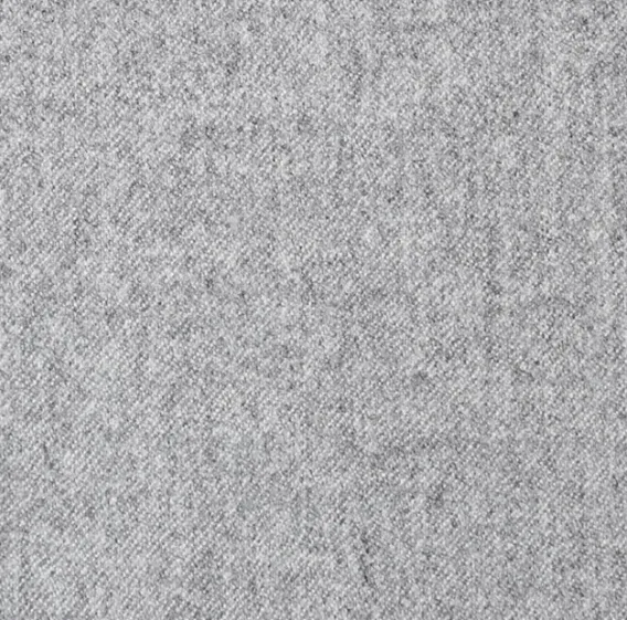 Rugby Flannels Super 130's淺灰色法蘭絨面料