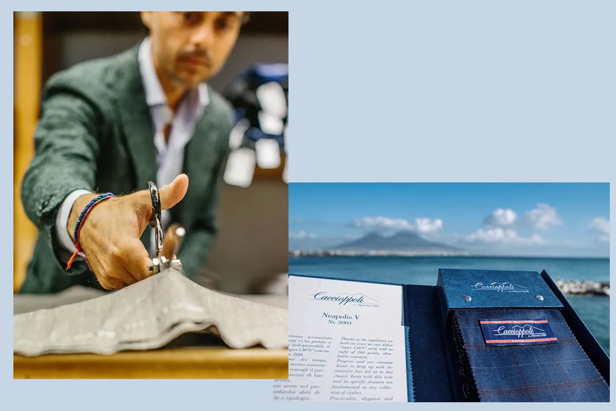 Caccioppoli品牌布料本及師傅剪裁