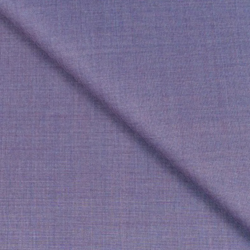 Sun Dream Super 150's紫色格紋面料