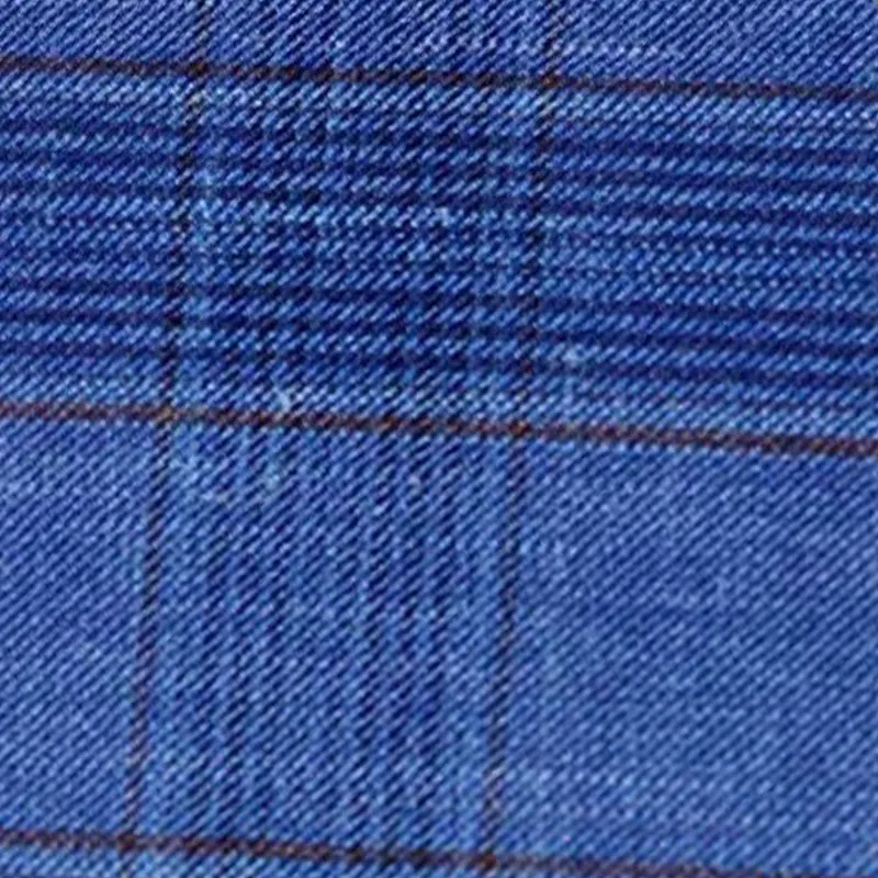 【Jackets】SPRING-SUMMER 23 藍色大格紋面料