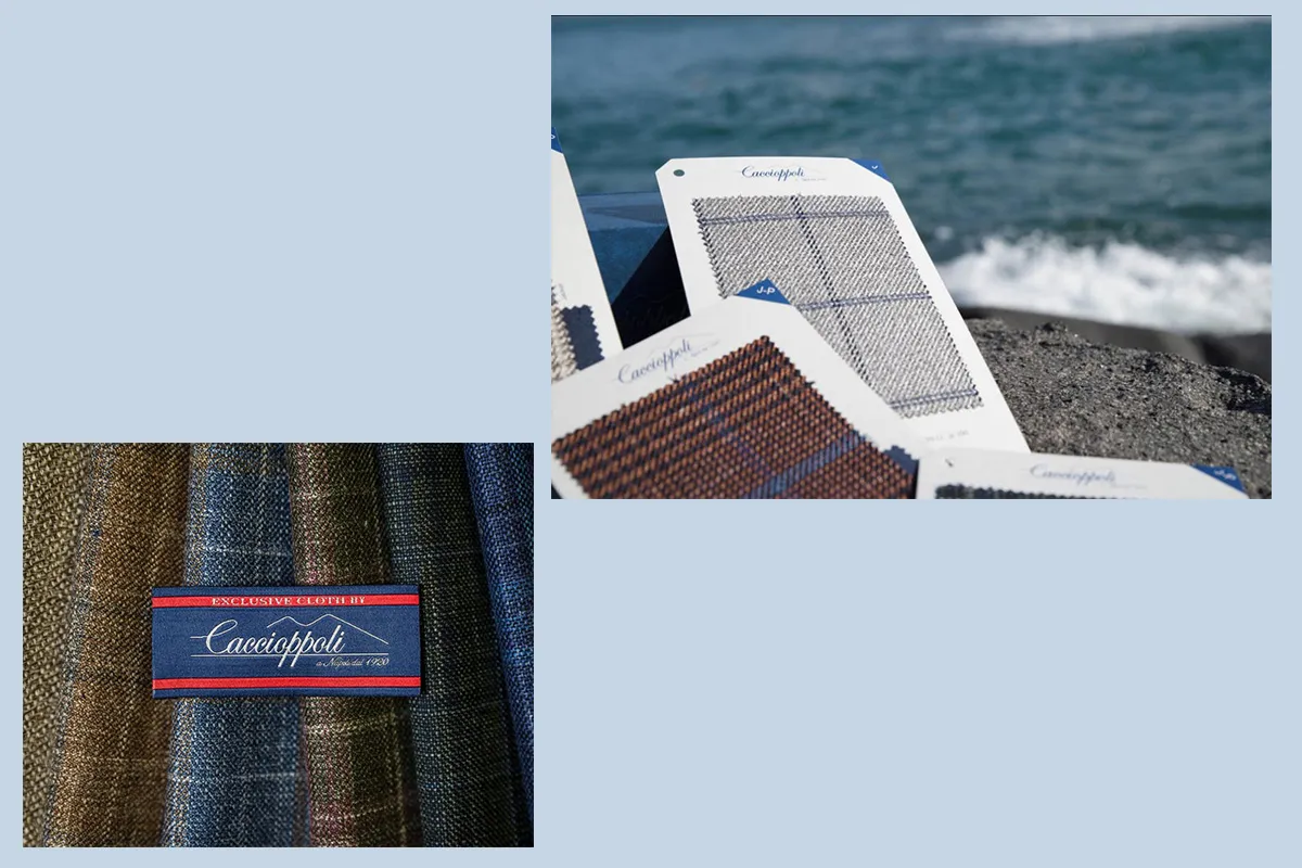 Caccioppoli品牌布料及布標