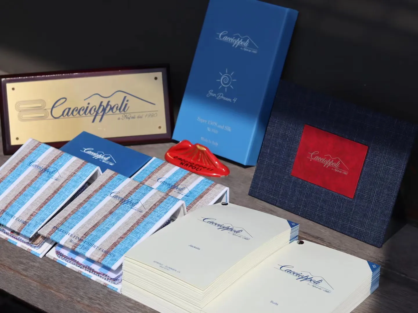 Caccioppoli品牌所有系列面料冊及面料卡