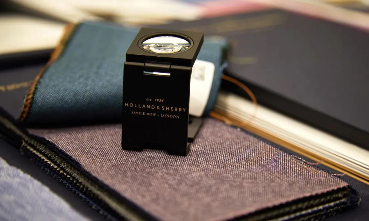 Holland&Sherry布料與看布鏡