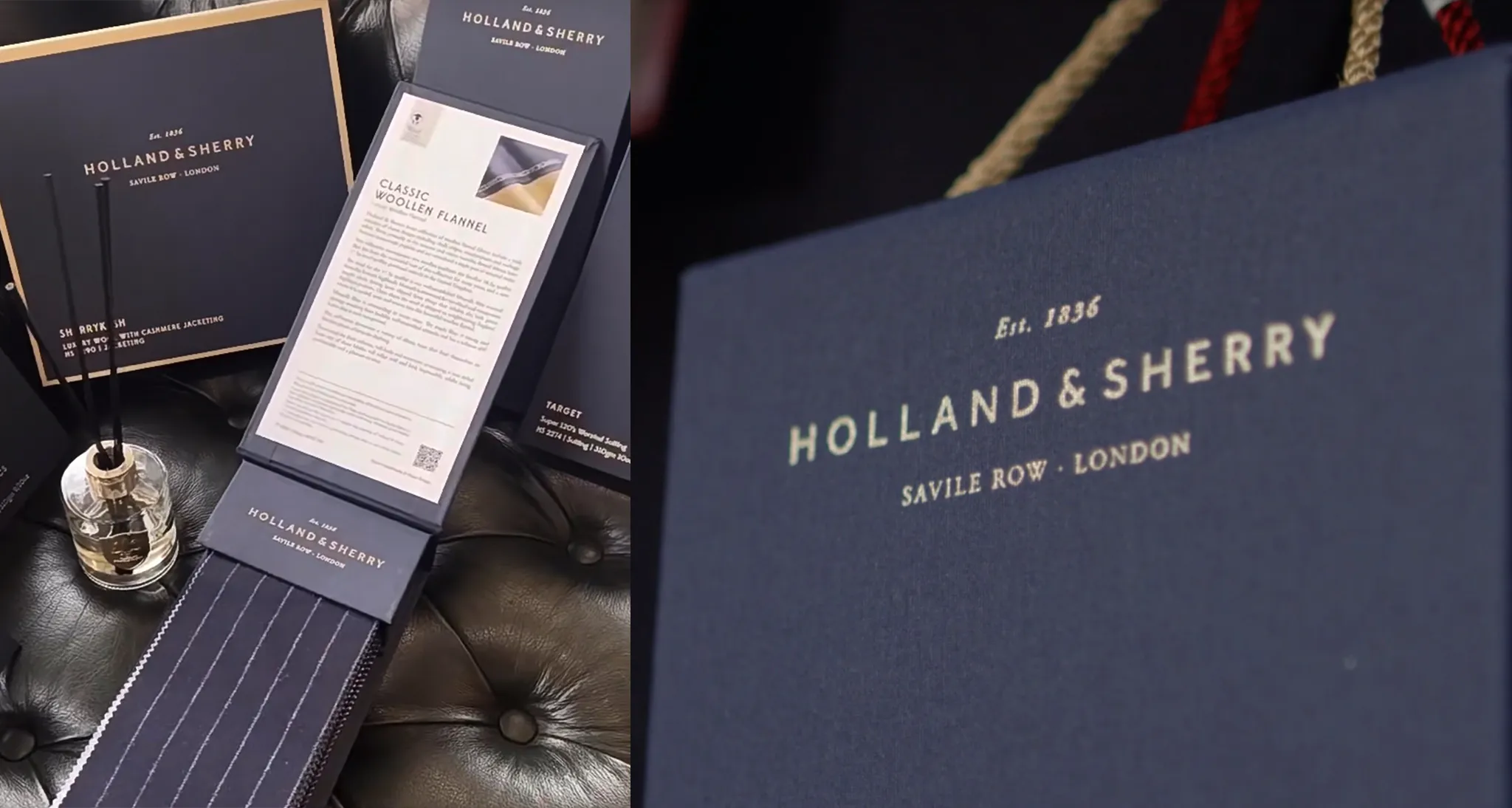 Holland&Sherry布冊及禮盒