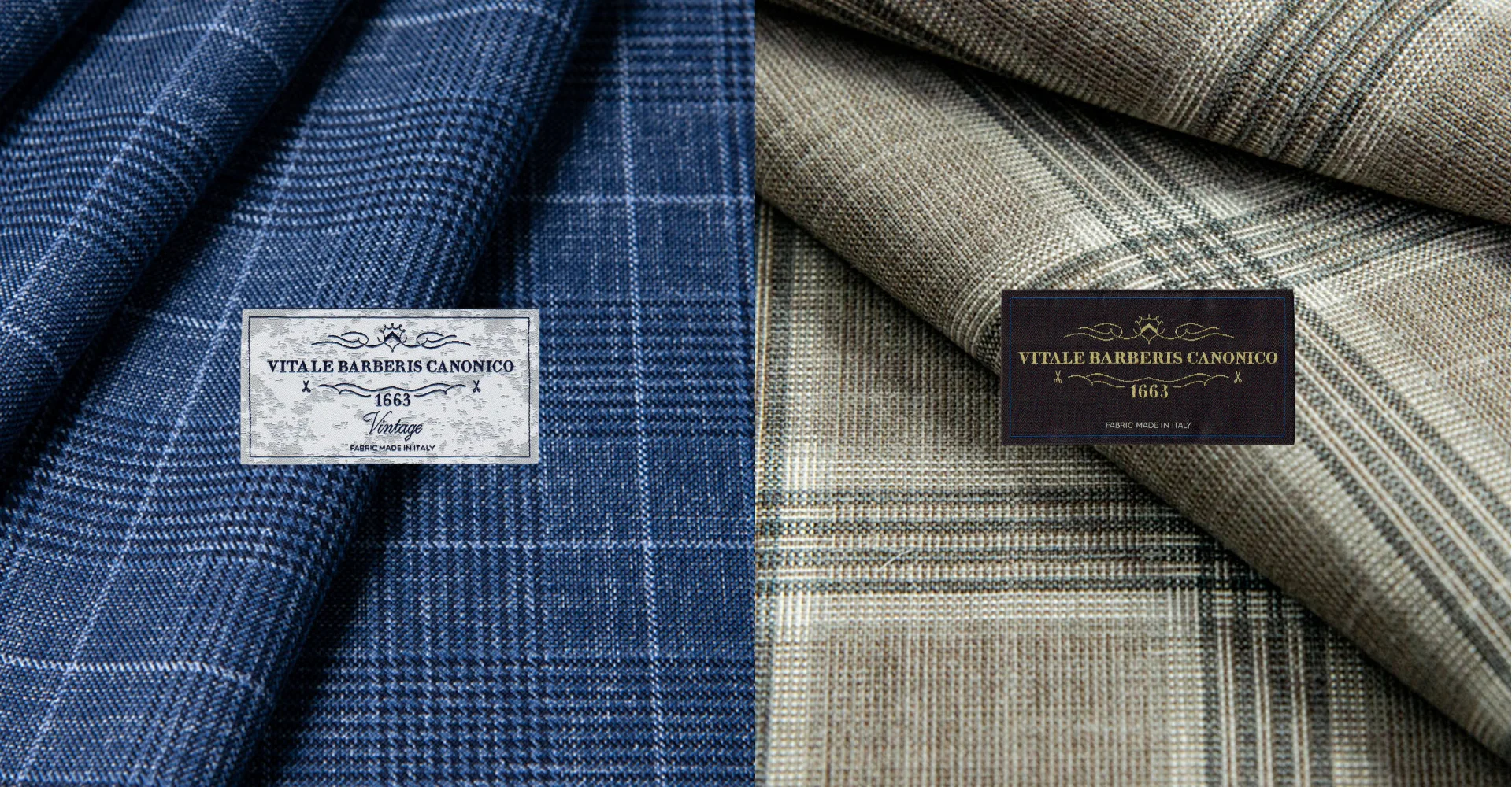 Vitale Barberis Canonico面料中的2個系列