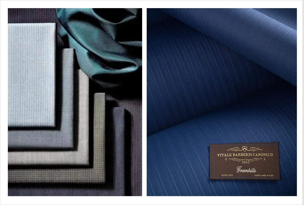 Vitale Barberis Canonico各種精選面料