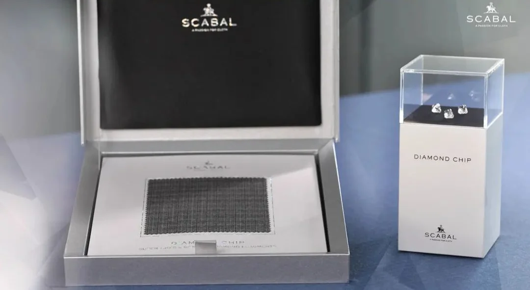 鑽石與Diamond Chip系列西裝面料