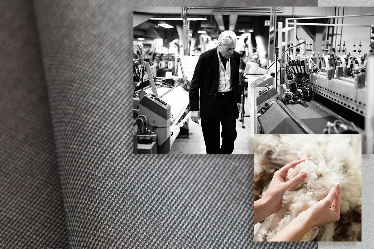 CERRUTI 1881 布料、原料、製作工程