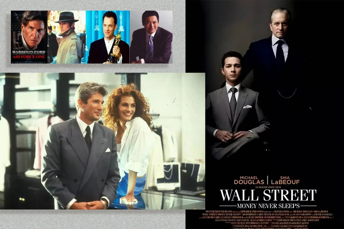 穿著CERRUTI 1881西裝的電影明星