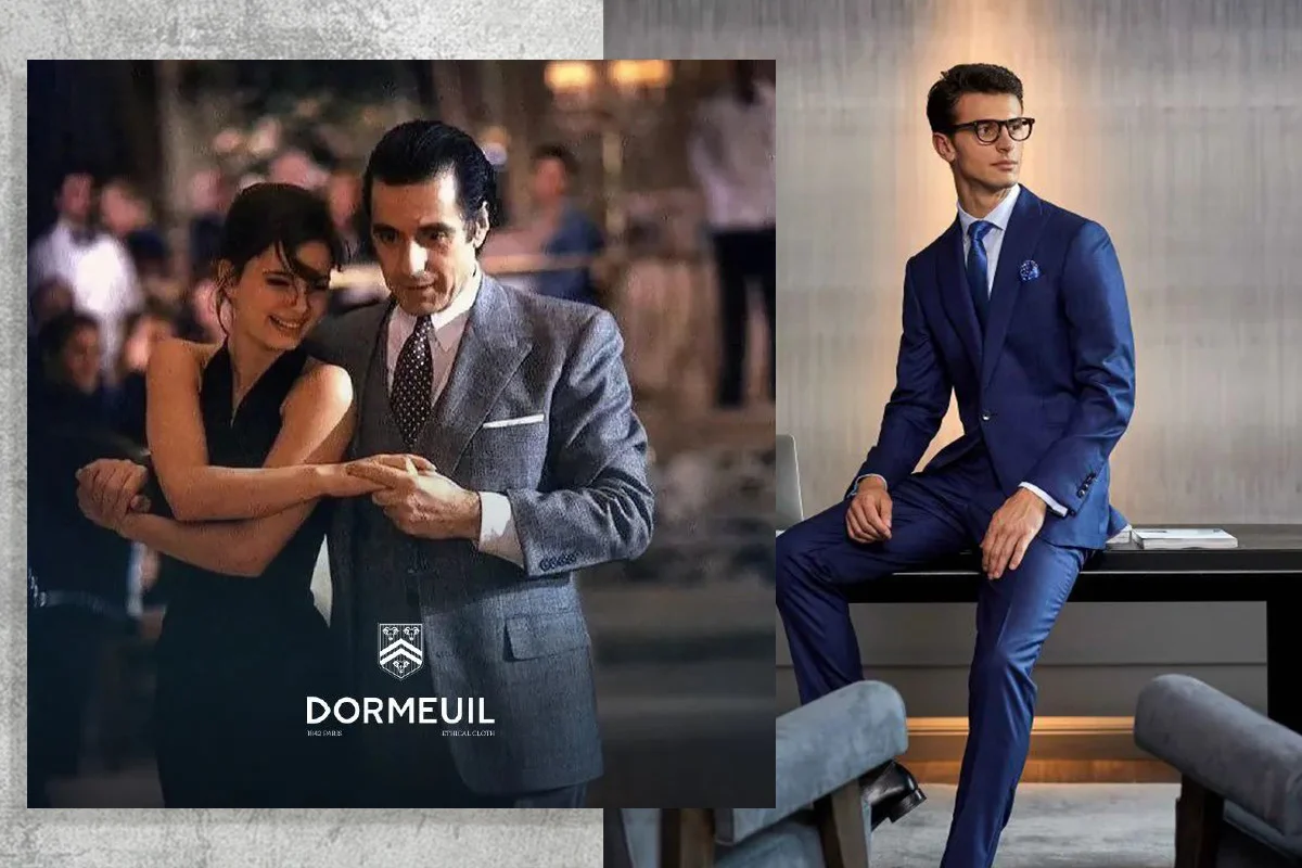 艾爾·帕西諾身著Dormeuil西裝在電影場景中