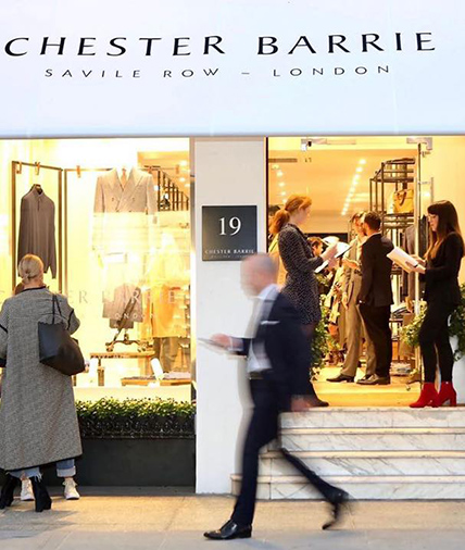 英國倫敦薩維爾街店面圖