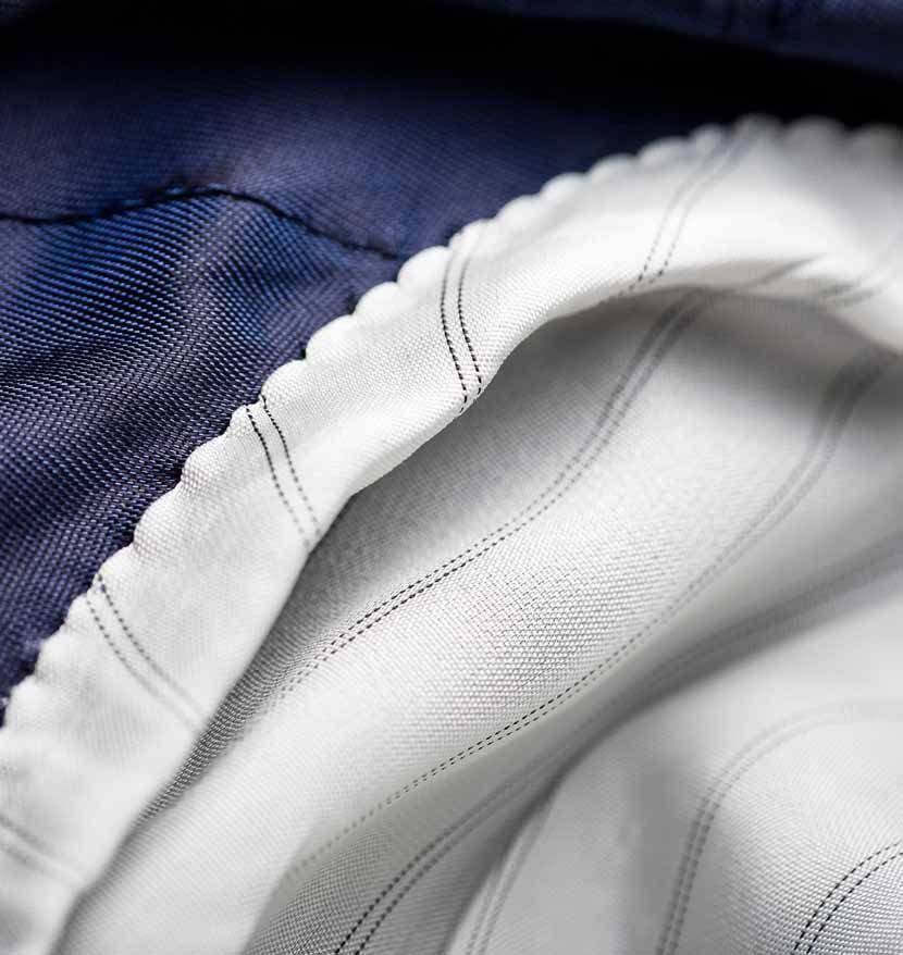 西裝內裡縫製細節