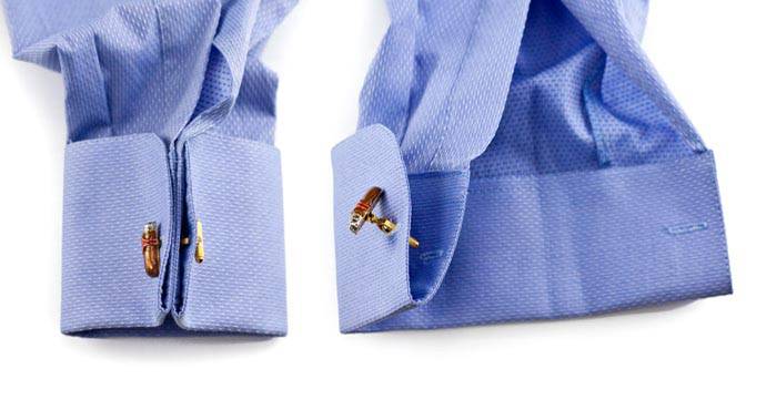 襯衫袖口樣式-法式克夫